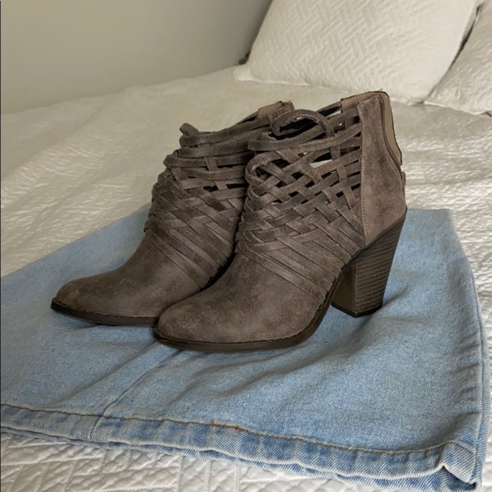 Gray Booties